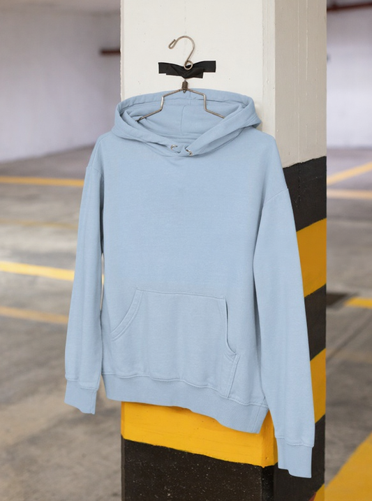 Cloud Calm - Soft Sky Blue Hoodie